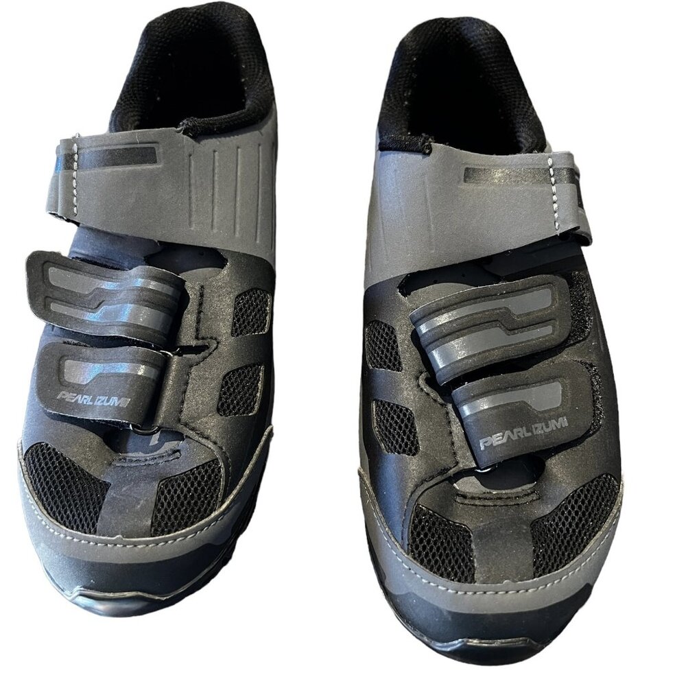Pearl Isuzi All Road Women’s Size 6.5 US Cycling Spinning Shoes Black Gray - Picture 1 of 6